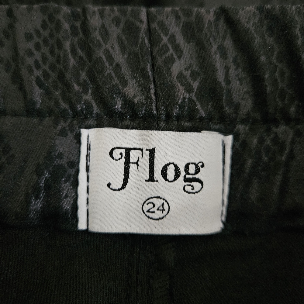 Bevy Flog Black Python Snakeskin Shely Drawstring… - image 13